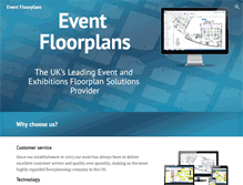 Tablet Screenshot of eventfloorplans.co.uk